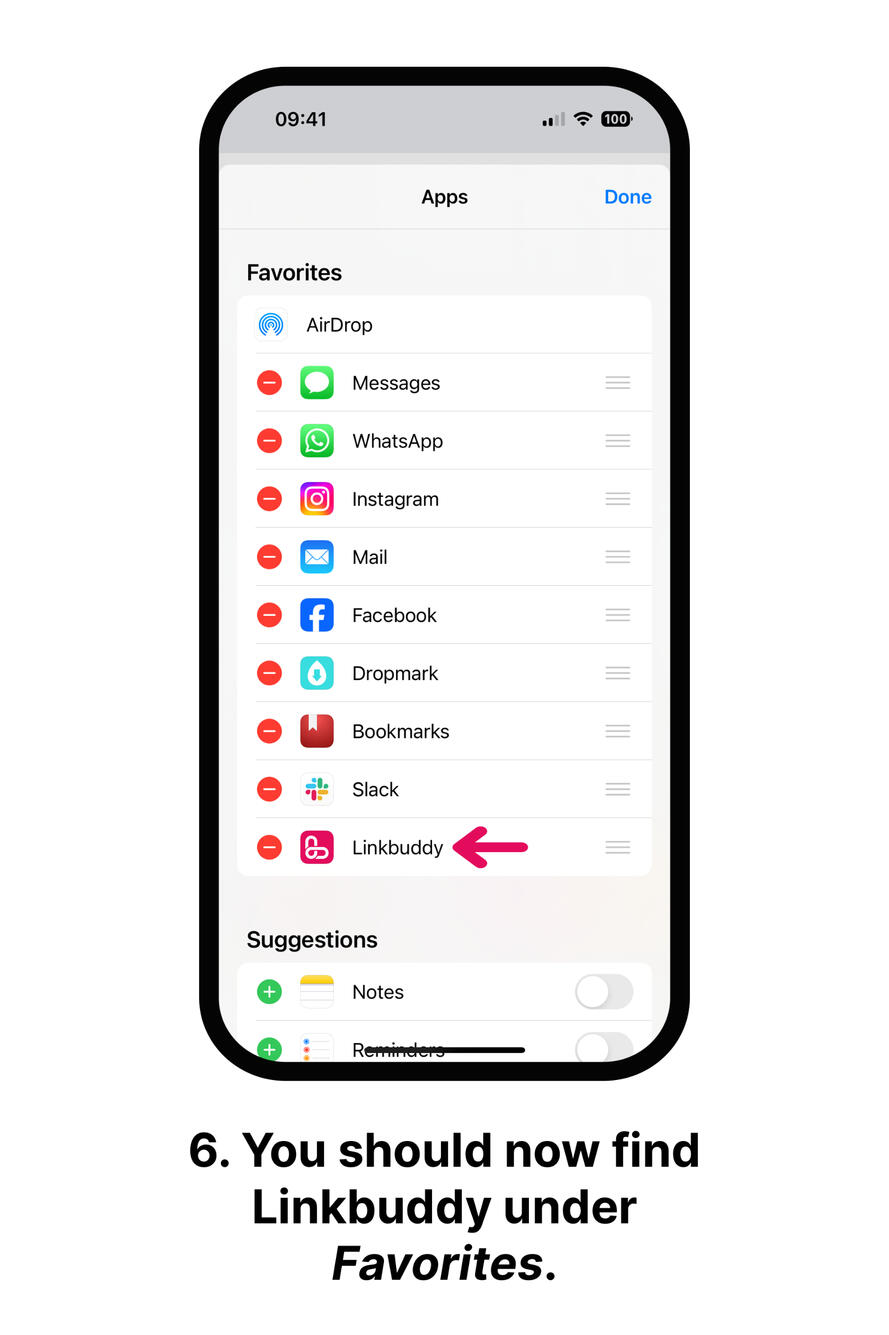 Guide Share Extension 6